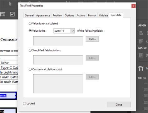 How to Create PDF Forms with Calculations in Adobe Acrobat.